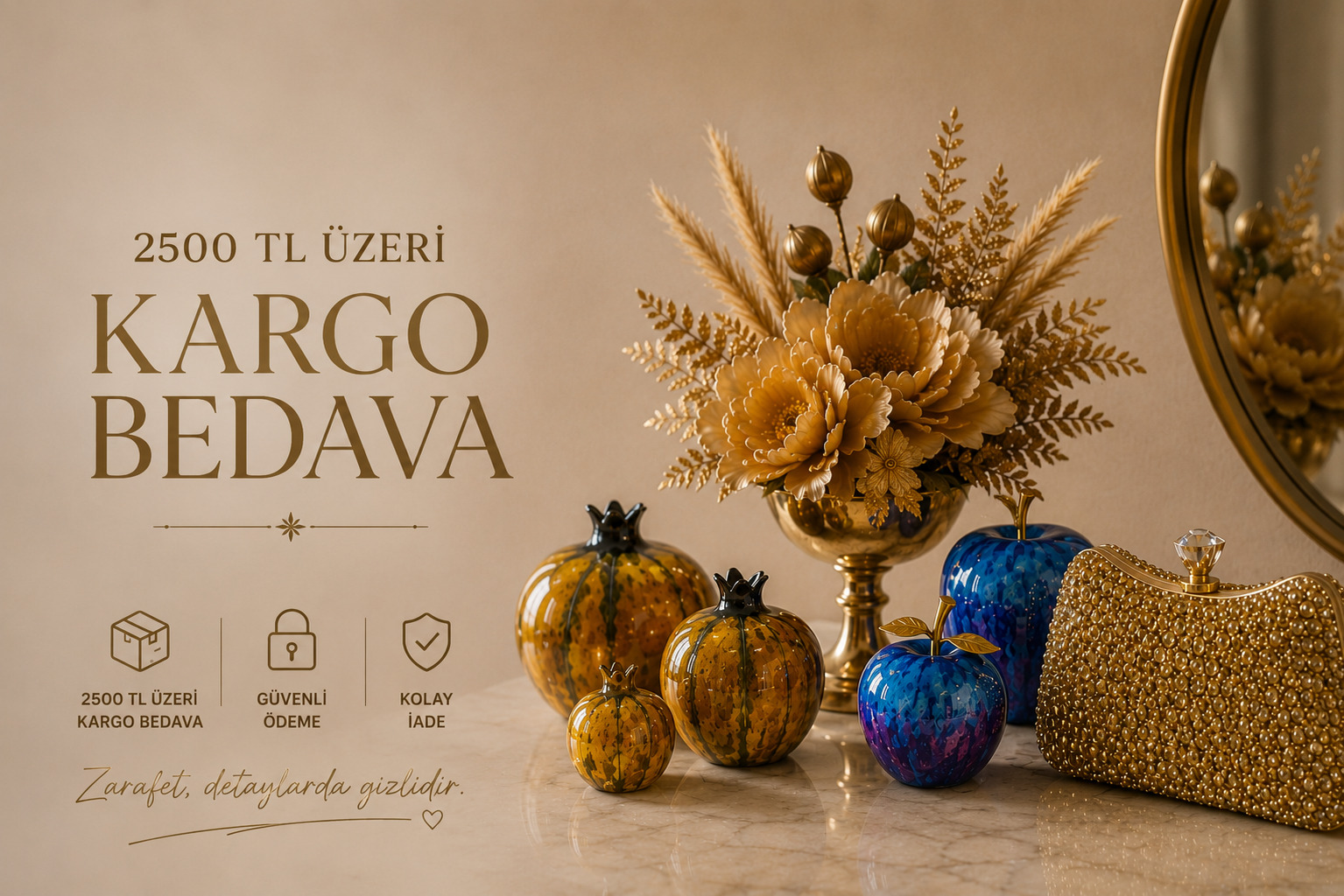 2500 TL Üzeri Kargo Bedava